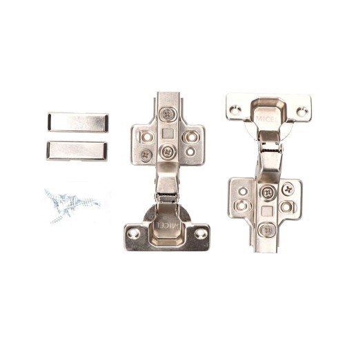 Bisagra Super Acodada Acero Ø 35 mm Soft-Close Triple Reg. EDM