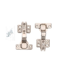 Bisagra Cazoleta Acero 35 mm 45° Zincado Tornillos EDM