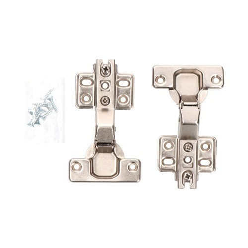 Bisagra Cazoleta Acero 35 mm 45° Zincado Tornillos EDM