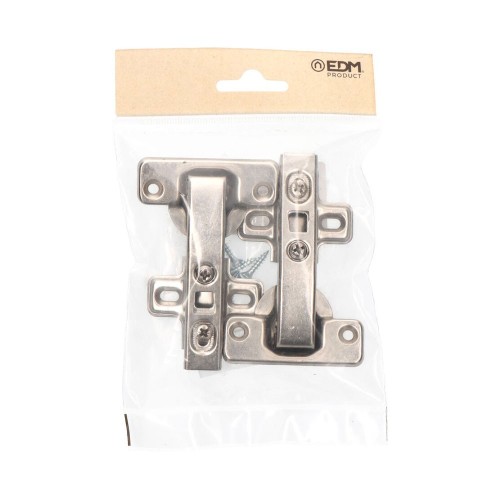 Bisagra Cazoleta Acero Ø 35 mm 90° Zincado 2 Ud EDM