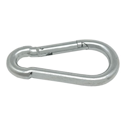 Mosquetón Bombero Acero Galvanizado 6 x 60 mm Sin Seguro 2 Ud EDM