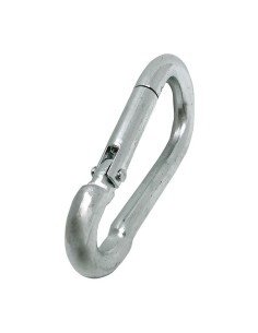 Mosquetón Bombero Acero Galvanizado 9 x 90 mm Sin Seguro EDM 2