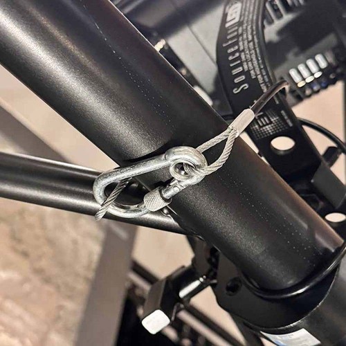 Mosquetón Acero Galvanizado 6 x 60 mm Con Seguro 2 Ud EDM