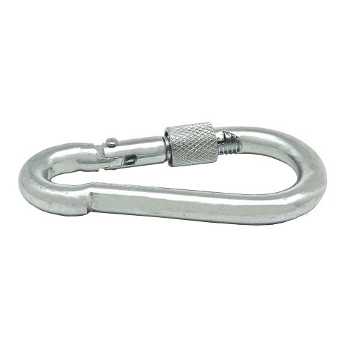 Mosquetón Bombero Acero Galvanizado 9 x 90 mm Con Seguro EDM