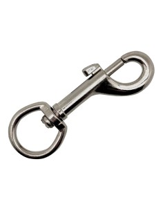 Mosquetón Llavero Anilla Acero Niquelado 82 mm EDM