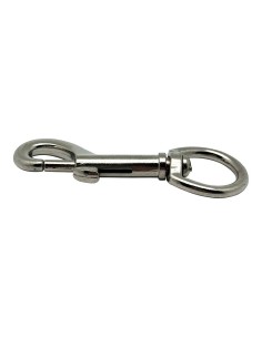 Mosquetón Llavero Anilla Acero Niquelado 82 mm EDM 2