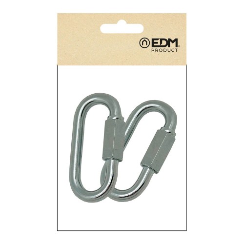 Eslabón Rápido Acero Galvanizado 4 mm 2 Ud EDM