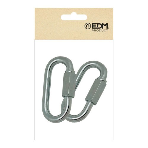 Eslabón Rápido Acero Galvanizado 5 mm 2 Ud EDM