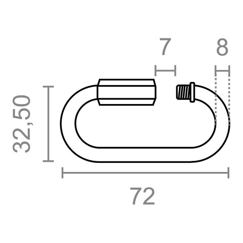 Eslabón Rápido Acero Galvanizado 8 mm EDM