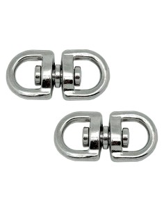 Anilla Giratoria Acero Niquelado 10 mm 2 Ud EDM