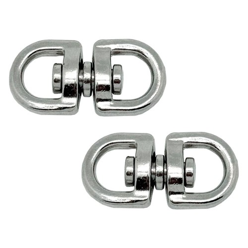 Anilla Giratoria Acero Niquelado 10 mm 2 Ud EDM