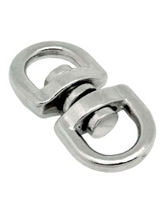 Anilla Giratoria Acero Niquelado 10 mm 2 Ud EDM 2