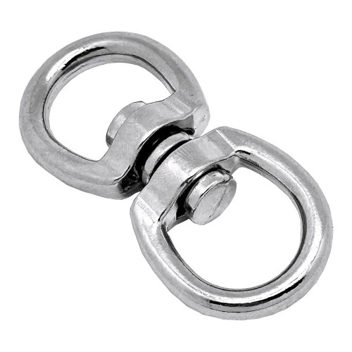 Anilla Giratoria Acero Niquelado 16 mm 2 Ud EDM