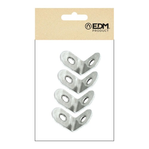Ángulo Refuerzo Acero Inox 20 x 20 x 16 mm 4 Ud EDM