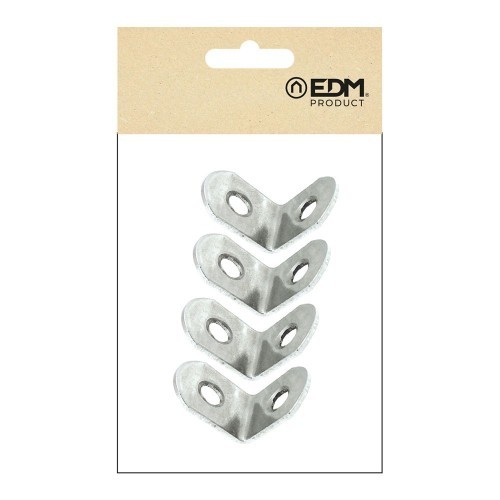 Ángulo Refuerzo Acero Inox 20 x 20 x 16 mm 4 Ud EDM Ángulo Refuerzo Acero Inox 20 x 20 x 16 mm 4 Ud EDM
