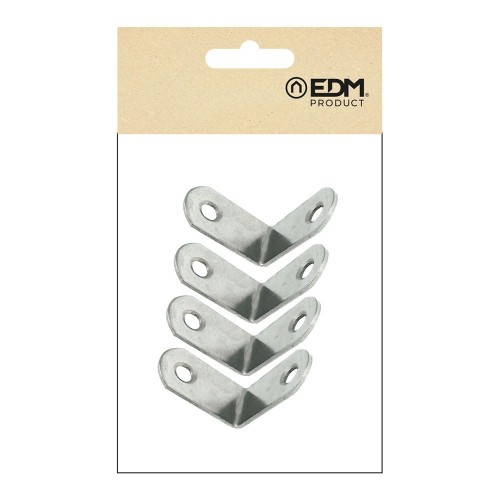 Ángulo Refuerzo Acero Inox 30 x 30 x 16 mm 4 Ud EDM