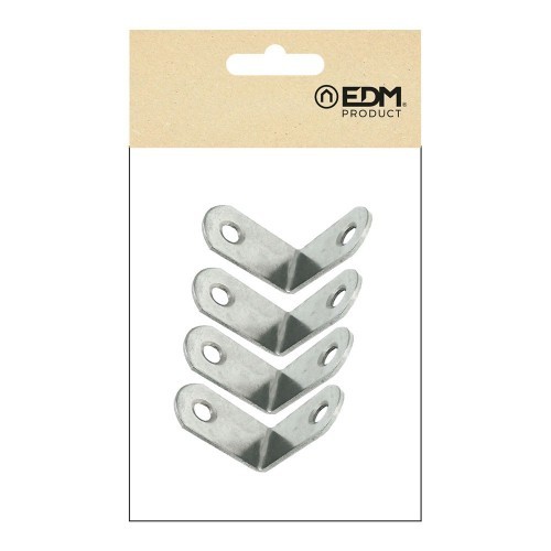 Ángulo Refuerzo Acero Inox 30 x 30 x 16 mm 4 Ud EDM