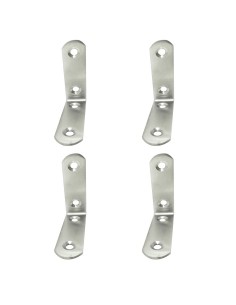 Ángulo Refuerzo Acero Inox 60 x 60 x 19 mm 4 Ud EDM