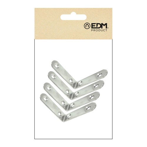 Ángulo Refuerzo Acero Inox 60 x 60 x 19 mm 4 Ud EDM