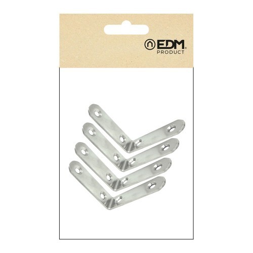 Ángulo Refuerzo Acero Inox 60 x 60 x 19 mm 4 Ud EDM