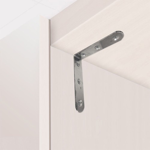 Ángulo Refuerzo Acero Inox 80 x 80 x 19 mm 4 Ud EDM