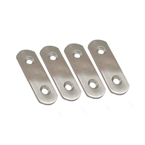Placa Recta Unión Acero Inox 40 x 16 x 1.5 mm 4 Ud EDM