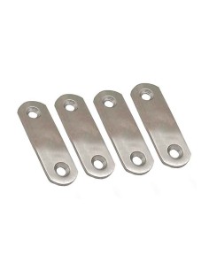 Placa Recta Unión Acero Inox 60 x 16 x 1.5 mm 4 Ud EDM