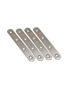 Placa Recta Unión Acero Inox 100 x 19 x 2 mm 4 Ud EDM