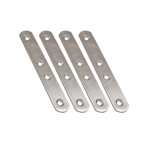 Placa Recta Unión Acero Inox 120 x 19 x 2 mm 4 Ud EDM