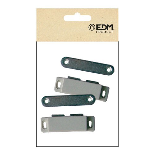 Cierre Magnético 56 x 18 mm Blanco 2 Ud EDM Cierre Magnético 56 x 18 mm Blanco 2 Ud EDM