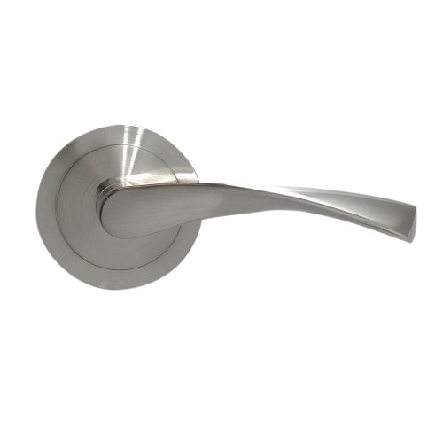 Juego Roseta Aluminio Ø 65 x 120 mm Níquel Satinado EDM Juego Roseta Aluminio Ø 65 x 120 mm Níquel Satinado EDM