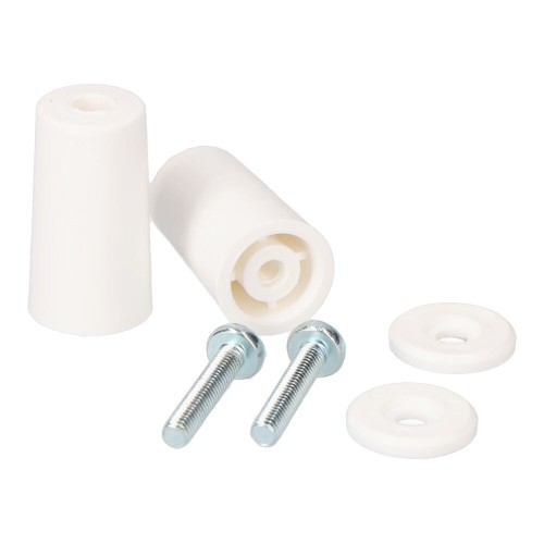 Tope Persiana Plástico 40mm Blanco Blíster EDM