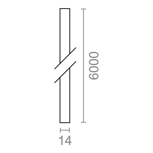 Cinta Persiana Polipropileno 14mmx6m Blanco Moteado Negro EDM