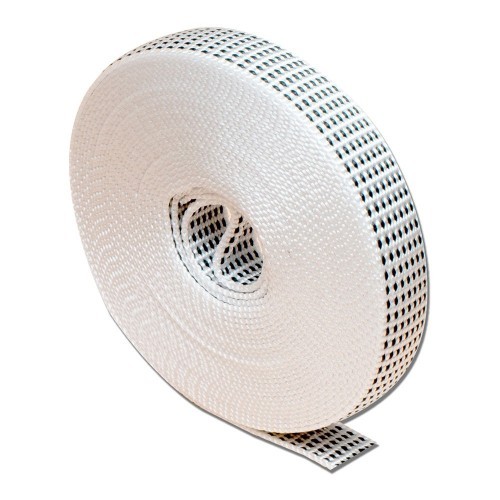 Cinta Persiana Polipropileno 18mmx6m Blanco Moteado Negro EDM