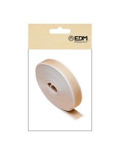 Cinta Persiana Polipropileno 22mmx6m Beige Blanco EDM 2
