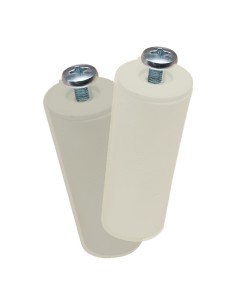 Tope Persianas Enrollables Poliestireno 40x20mm Marfil 2 Uds EDM