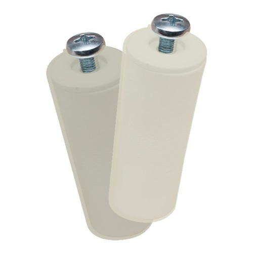 Tope Persianas Enrollables Poliestireno 40x20mm Marfil 2 Uds EDM