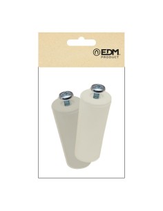 Tope Persianas Enrollables Poliestireno 40x20mm Marfil 2 Uds EDM 2