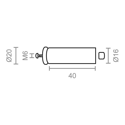 Tope Persianas Enrollables Poliestireno 40x20mm Marfil 2 Uds EDM