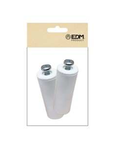 Tope Persiana Poliestireno 60x20mm Blanco 2 Uds EDM 2