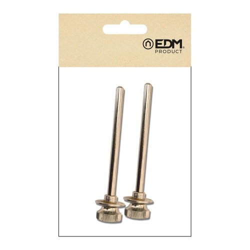 Seguro Acero 120x25x8mm Cromado Persianas 2 Uds EDM