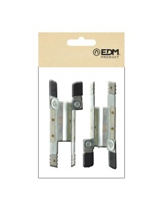 Seguro Persiana Acero 125x37mm Dentado 2 Uds EDM 2