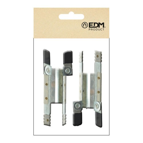 Seguro Persiana Acero 125x37mm Dentado 2 Uds EDM