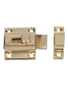 Cerrojo Pasador Latón Pulido 35mm Dorado EDM