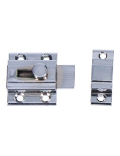 Cerrojo Latón Niquelado 25mm 10mm Cromado EDM
