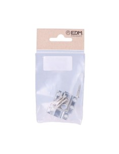 Cerrojo Latón Niquelado 25mm 10mm Cromado EDM 2