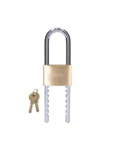 Candado Arco Regulable Latón 50x180mm 65-155mm 2 Llaves EDM