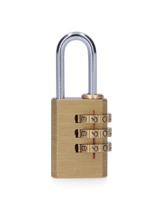 Candado Combinación Latón 21x10x29mm Arco 3mm 9x21mm EDM