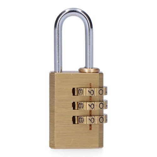 Candado Combinación Latón 21x10x29mm Arco 3mm 9x21mm EDM
