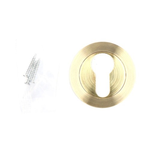 Bocallave Pera Aluminio 50mm 10mm Latón Satinado EDM